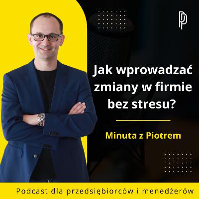 Jak wprowadzać zmiany w firmie bez stresu i frustracji? - Piotr Pytel