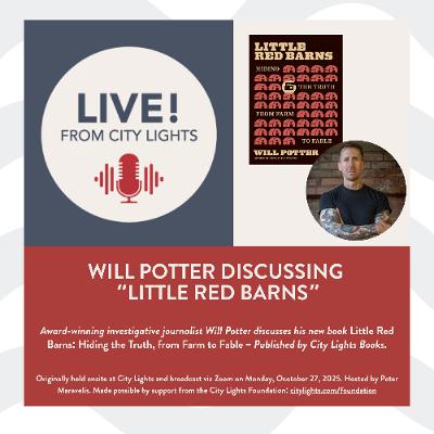 Will Potter discussing Little Red Barns Will Potter discussing Little Red Barns