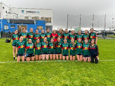 FOOTBALL: Calasanctius College Oranmore Manager Eoghan Mullin after Connacht LGFA PPS B Championship Final Victory over Scoil Mhuire Strokestown