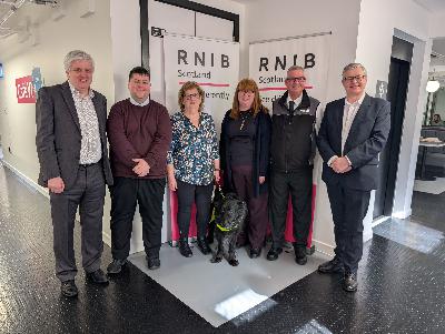 S2 Ep1665: RNIB Scotland Swap With Me Project Milestone - James Adams & Stuart McMillan MSP S2 Ep1665: RNIB Scotland Swap With Me Project Milestone - James Adams & Stuart McMillan MSP