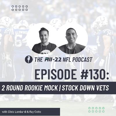 The All-22 NFL Podcast #130: 2 Round Rookie Mock | Stock Down Vets The All-22 NFL Podcast #130: 2 Round Rookie Mock | Stock Down Vets