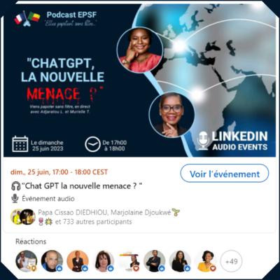 EPSF #023 "ChatGPT, la nouvelle menace ?" (coulisses)