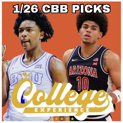 College Basketball Picks For January 26th (Ep. 1102)