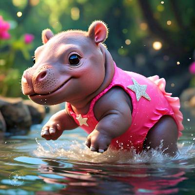 Miss Molly The Resourceful Hippo