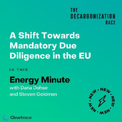Energy Minute: A Shift Towards Mandatory Due Diligence on Sustainability in the EU Energy Minute: A Shift Towards Mandatory Due Diligence on Sustainability in the EU