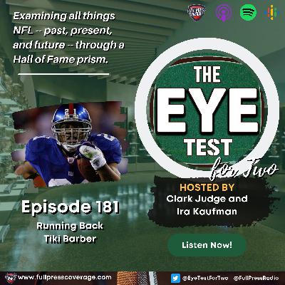 Ep 181: HOF Semifinalist Tiki Barber Joins The Show Ep 181: HOF Semifinalist Tiki Barber Joins The Show