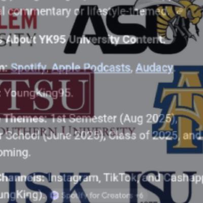 👑YK95 University HBCU Edition ❄️🤴🏾