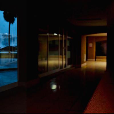 Mall closing but rain outside