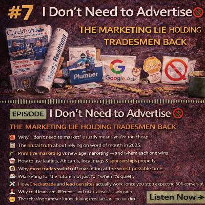 #7 āI Donāt Need to Advertiseā š« The Marketing Lie Holding Tradesmen Back #7 āI Donāt Need to Advertiseā š« The Marketing Lie Holding Tradesmen Back