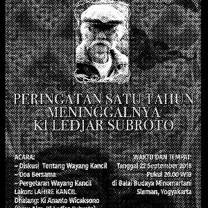 Wayang Kancil setahun Mbah Ledjar - Ki Ananto Wicaksono Wayang Kancil setahun Mbah Ledjar - Ki Ananto Wicaksono