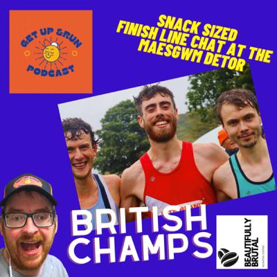 Snack sized MaesGwm Detour finish line. British Champs