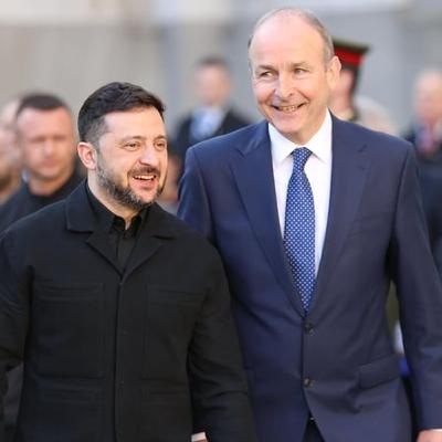 President Zelensky visits Ireland