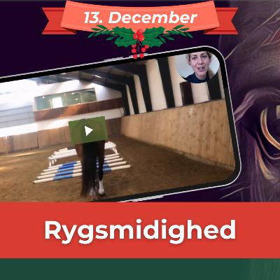 RYGSMIDIGHED (13. dec) Træn med bomme og cavaletti på samme måde som med et vandløbebånd