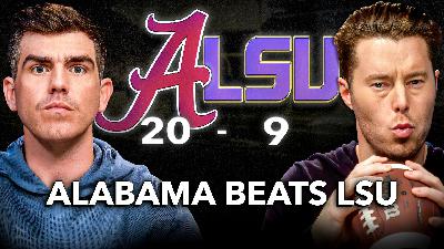 Alabama Beats LSU INSTANT Reaction
