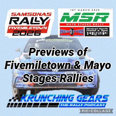 Previews of Fivemiletown & Mayo Stages Rallies