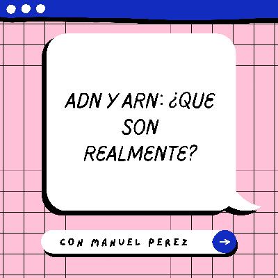 ADN Y ARN: ¿QUE SON REALMENTE? ADN Y ARN: ¿QUE SON REALMENTE?