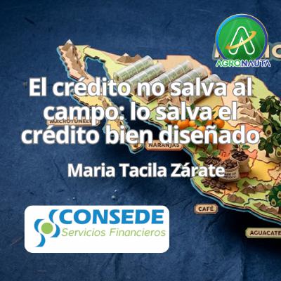 Crédito bien diseñado: lo único que sí salva al campo