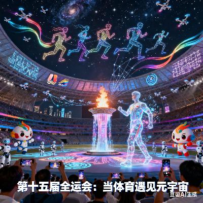 全运会开幕惊现“数字人”点火！万架无人机打造《头号玩家》式开幕式