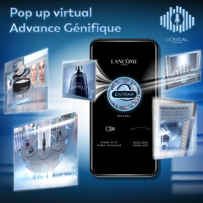 Recorrido por la Pop Up Virtual "Advanced Génifique" de Lancome