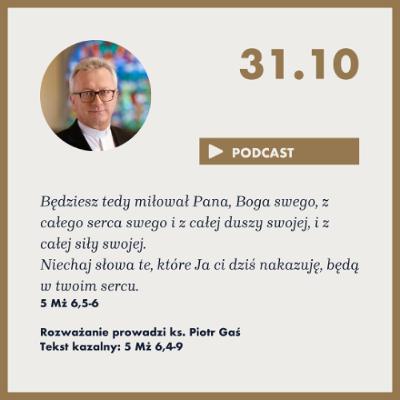 Rozważanie z nabożeństwa Pamiątki Reformacji 31 października 2025 Rozważanie z nabożeństwa Pamiątki Reformacji 31 października 2025
