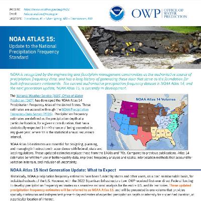 NOAA's Atlas 15 Rainfall Prediction Project Halted by Trump