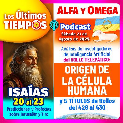 Isaías 20 al 23. Rollo: Origen de la Célula Humana y 5 Títulos del 426 al 430