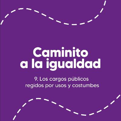 9. Los Cargos Públicos regidos por Usos y Costumbres 9. Los Cargos Públicos regidos por Usos y Costumbres