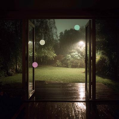 Calm Evening Rain in the Garden