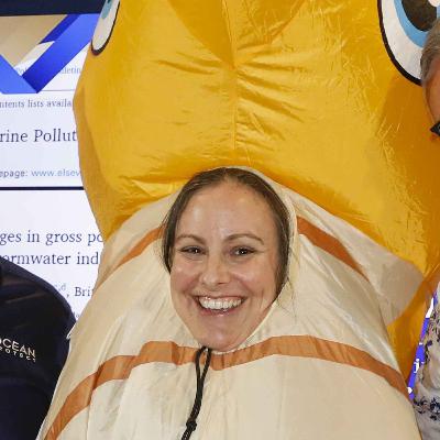 Justine Barrett on cleaning out the undergound garbage bins Justine Barrett on cleaning out the undergound garbage bins