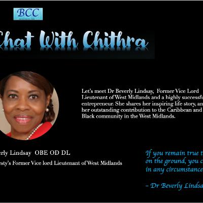 INSPIRING STORY of a Female Entrepreneur from Jamaica to Birmingham - Dr Beverly Lindsay OBE OD DL