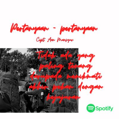 M Aan Mansyur - Pertanyaan Pertanyaan M Aan Mansyur - Pertanyaan Pertanyaan