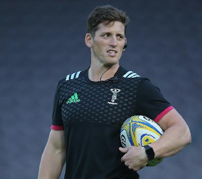 Tom Williams after Harlequins win over Gloucester United Tom Williams after Harlequins win over Gloucester United