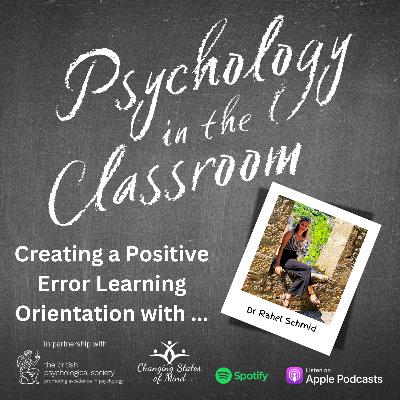 Creating a Positive Error Learning Orientation