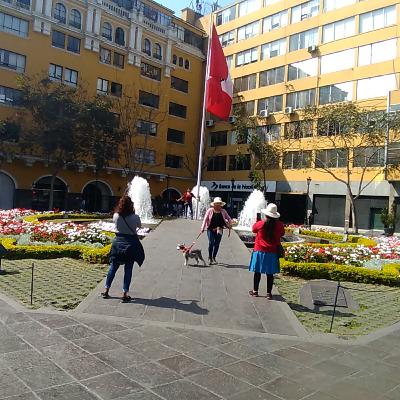 La Plaza Perú antes Plazoleta Pizarro