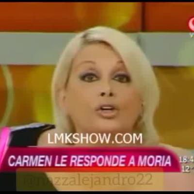 Criados por la tele: Arriba Carmen, abajo Moria.