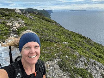 Galiano Gallop trail race with Kirsten Evanish