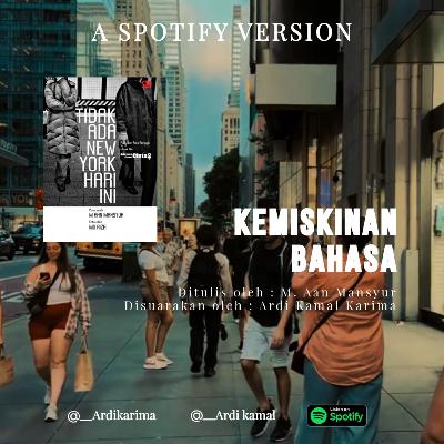 Kemiskinan Bahasa - M. Aan Mansyur Kemiskinan Bahasa - M. Aan Mansyur