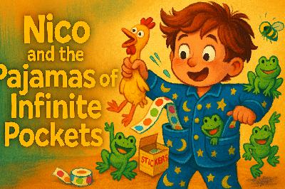 52: Nico and the Pajamas of Infinite Pockets – A Magical Story About Curiosity, Chaos, and Knowing When to Stop