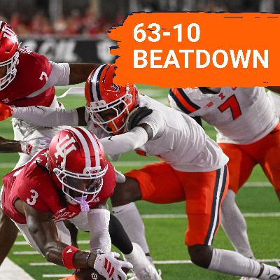 LIVE POSTGAME: Illini Get Destroyed By Indiana, Lose 63-10 | Illini Podcast