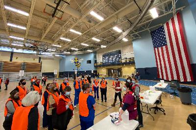 Inside Olmsted County's first mass vaccination clinic