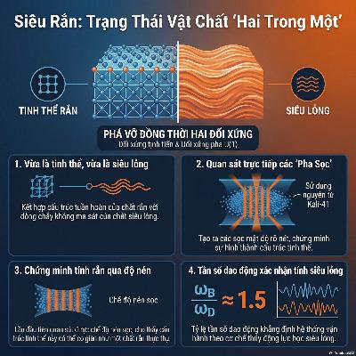 Siêu Rắn: Khi Vật Chất Vừa Là Tinh Thể, Vừa Là Chất Lỏng 🧊💧 Siêu Rắn: Khi Vật Chất Vừa Là Tinh Thể, Vừa Là Chất Lỏng 🧊💧