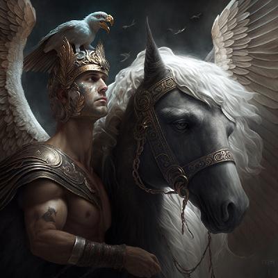 33. La arrogancia de Belerofonte y El caballo alado Pegaso 33. La arrogancia de Belerofonte y El caballo alado Pegaso