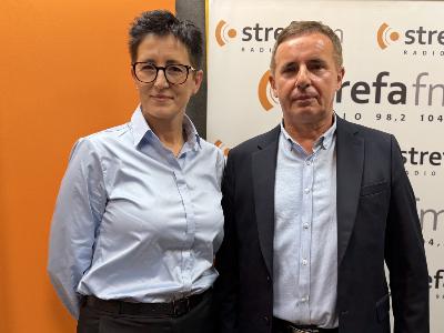 Grzegorz Rudzki i Edyta Kwiatkowska z Polskiego Związku Inżynierów i Techników Budownictwa w Piotrkowie Trybunalskim