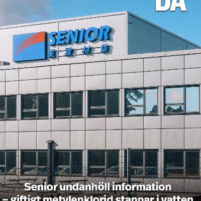 Senior undanhöll information – giftigt metylenklorid stannar i vatten