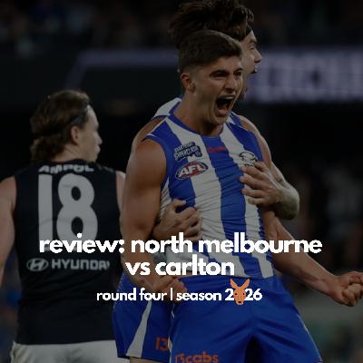 An Unforgettable Friday 🤩🥹 Review: North Melbourne v Carlton | Round 4, 2926 An Unforgettable Friday 🤩🥹 Review: North Melbourne v Carlton | Round 4, 2926