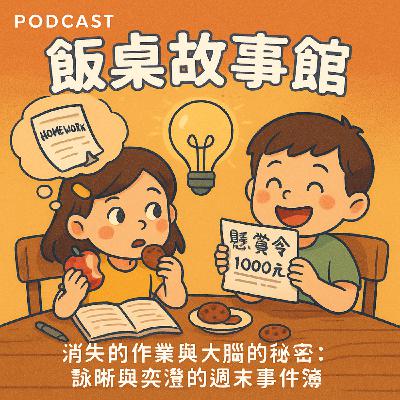 《飯桌故事館》S2E10 ：《消失的作業與大腦的秘密：詠C與E澄的週末事件簿》