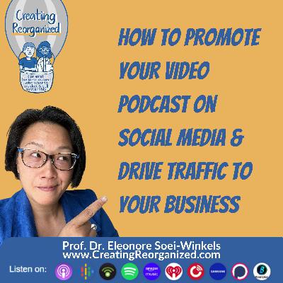 How to promote your video podcast on social media and drive traffic to your business, CreatingReorganized, Clip, Prof. Dr. Eleonore Soei-Winkels