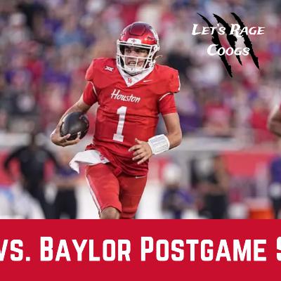 Houston Cougars football defeats Baylor 31-24 to go undefeated on road!