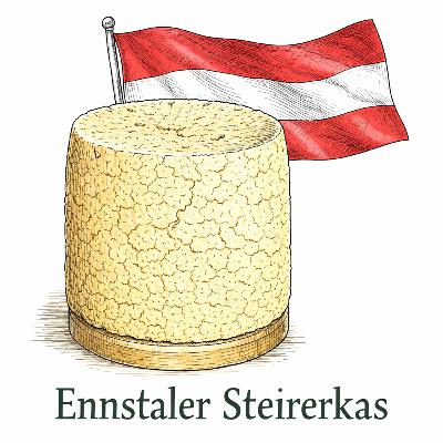 Ennstaler Steirerkas g.U.: Steirischer Sauermilch-Magerkäse aus dem Ennstal – bröselig, marmoriert, würzig bis scharf