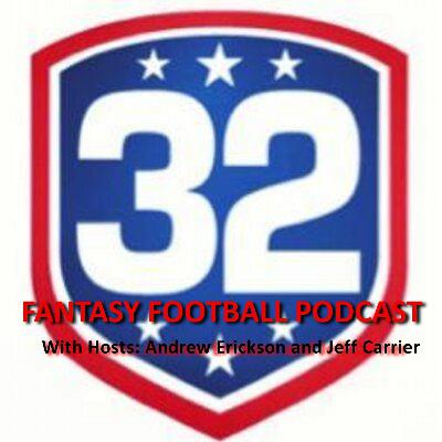 Ep. 3 - cover32's Fantasy Football Podcast w/ Andrew Erickson and Special Guest, Brandon Karkiewicz